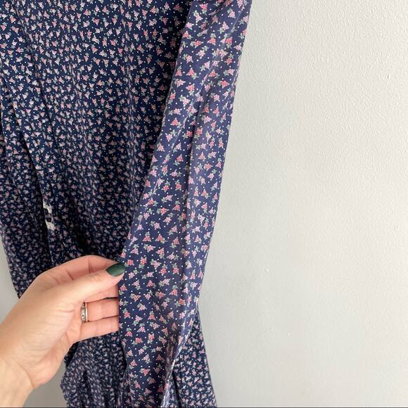 Gunne Sax | 70’s Gunne Sax Edwardian Midi Dress Boho Vintage Cottagecore Lace 9 - Picture 11 of 12